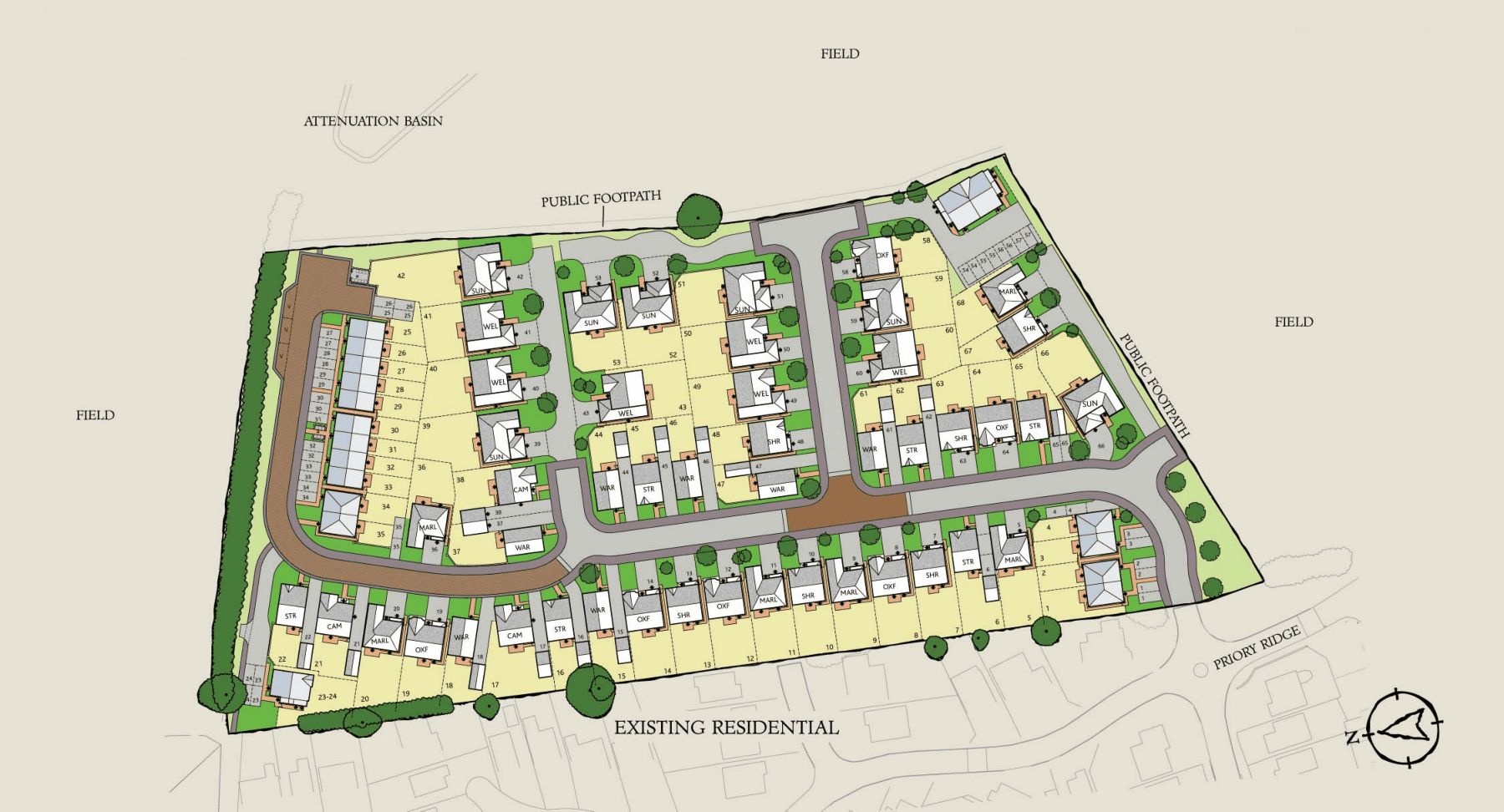 Interactive Site Map Nostell Fields Crofton Redrow