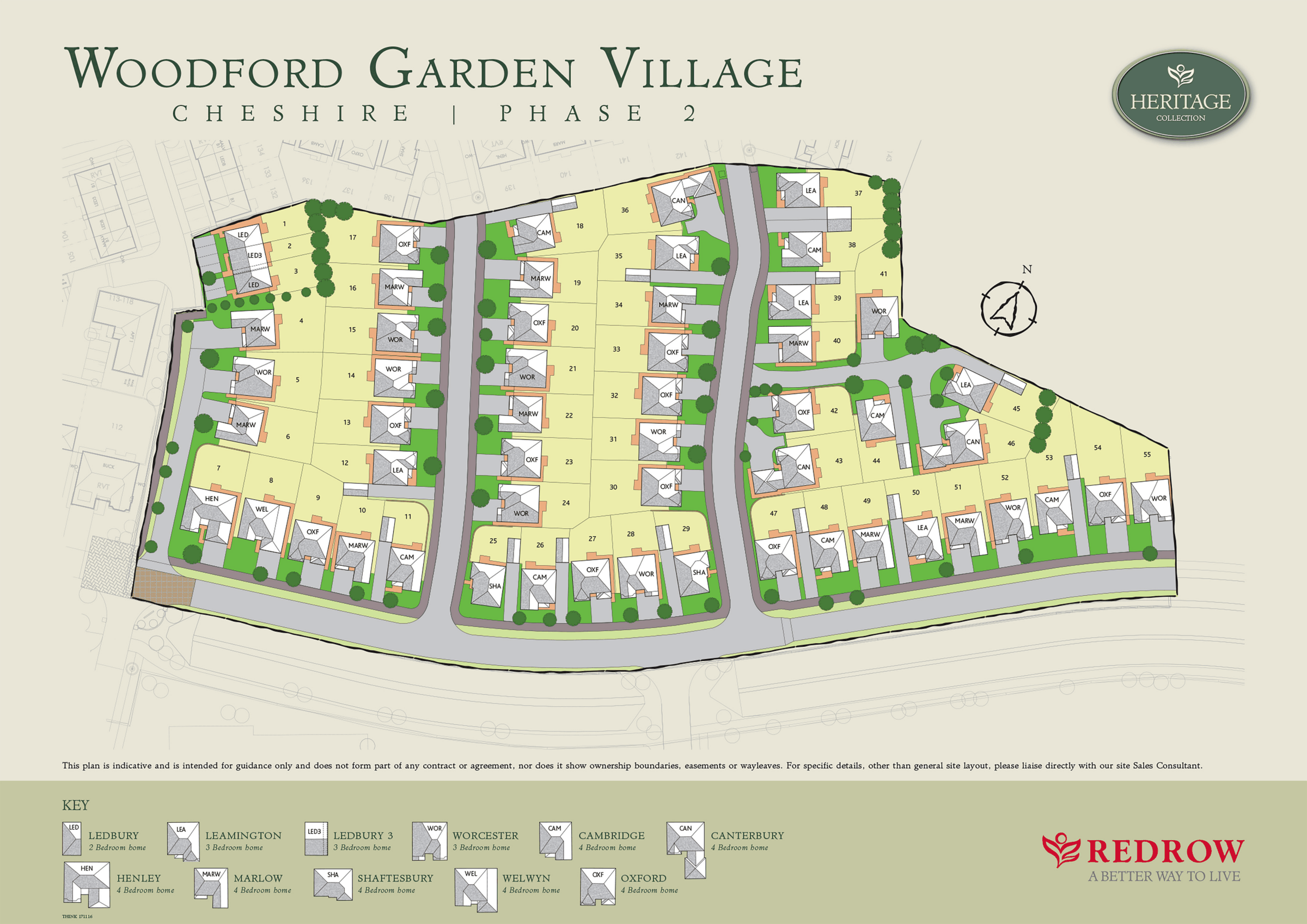 Interactive Site Map Lancaster Green at Woodford Garden Village