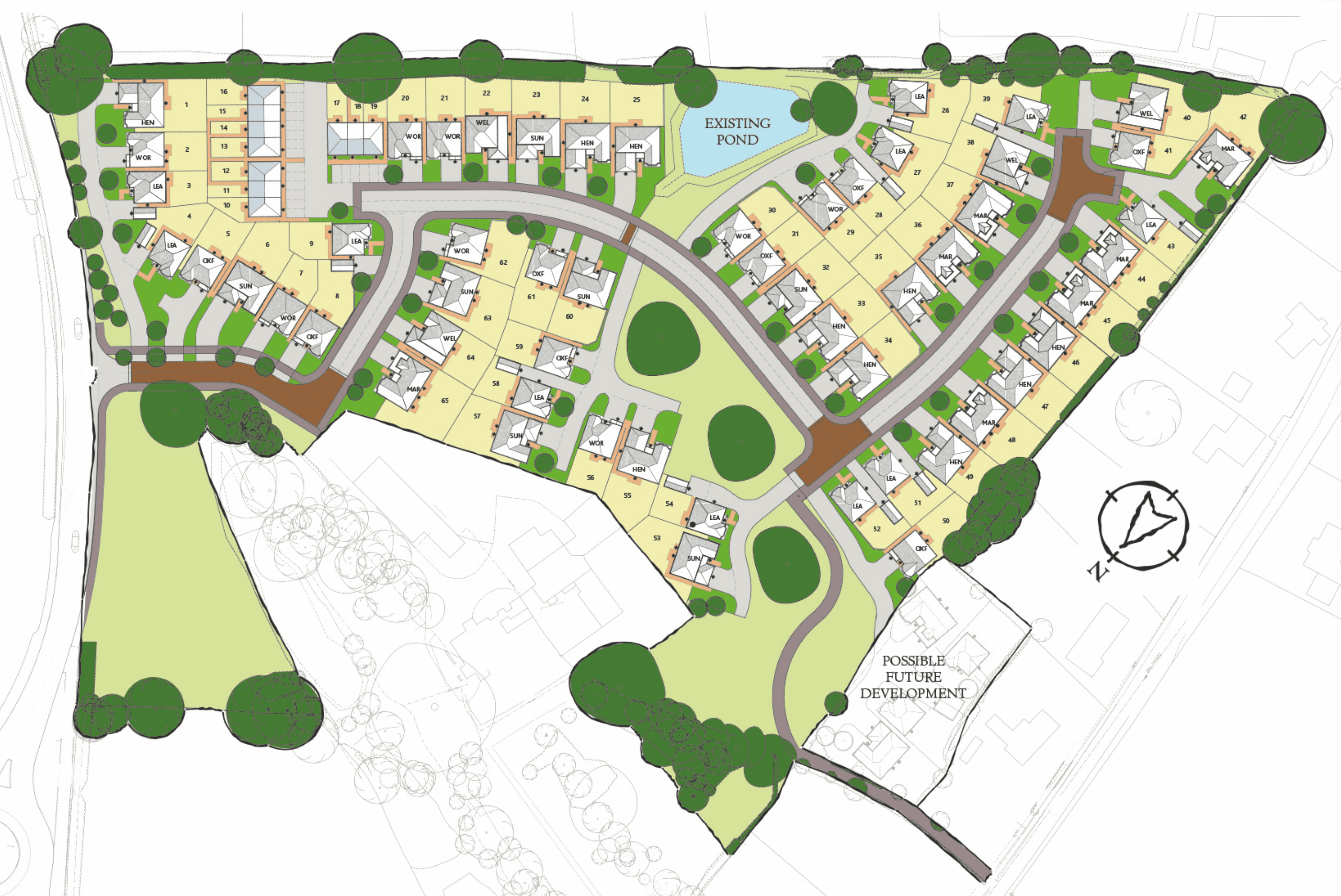 Interactive Site Map | The Uplands, Shifnal | Redrow